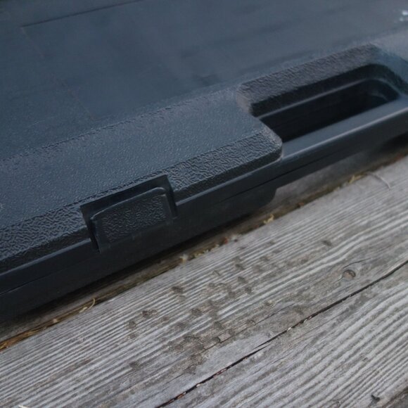 Nice Wood Handle BBQ Set with Plastic Carrying Case Like New! - Picture 14 of 16